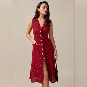 Red Polka-dot Dress